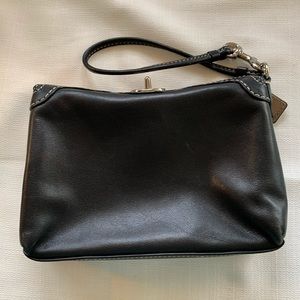 Coach Turnlock Clutch Wristlet